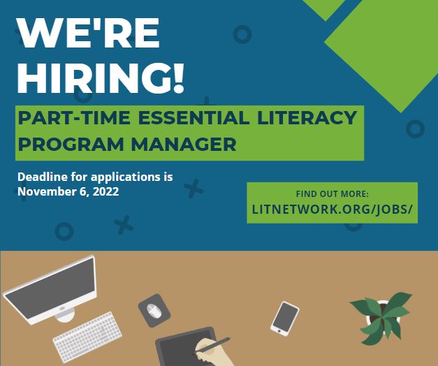 We're hiring Essential Literacy Program Manager